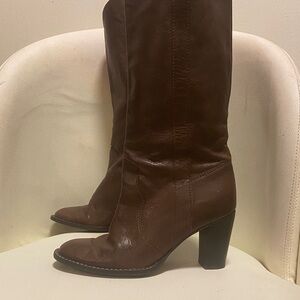 Michael Kors Chocolate brown Leather , heel Boots